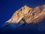 7 16 Makalu Sunset From Makalu Base Camp South Makalu Southwest Face just before sunset from Makalu Base Camp South (4850m).